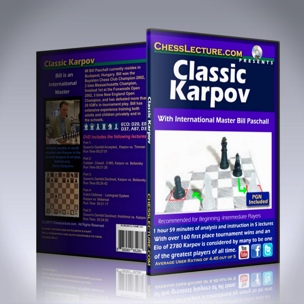 Classic Karpov – IM Bill Paschall - Online Chess Courses & Videos